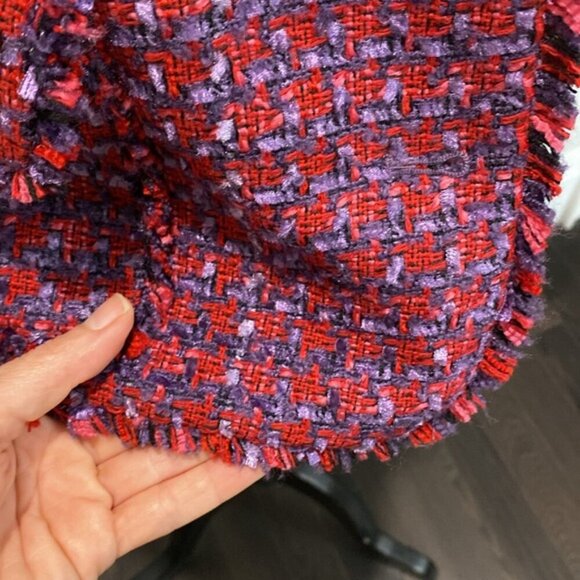 Talbots Tweed Plaid Jacket Size 22W - Picture 6 of 16